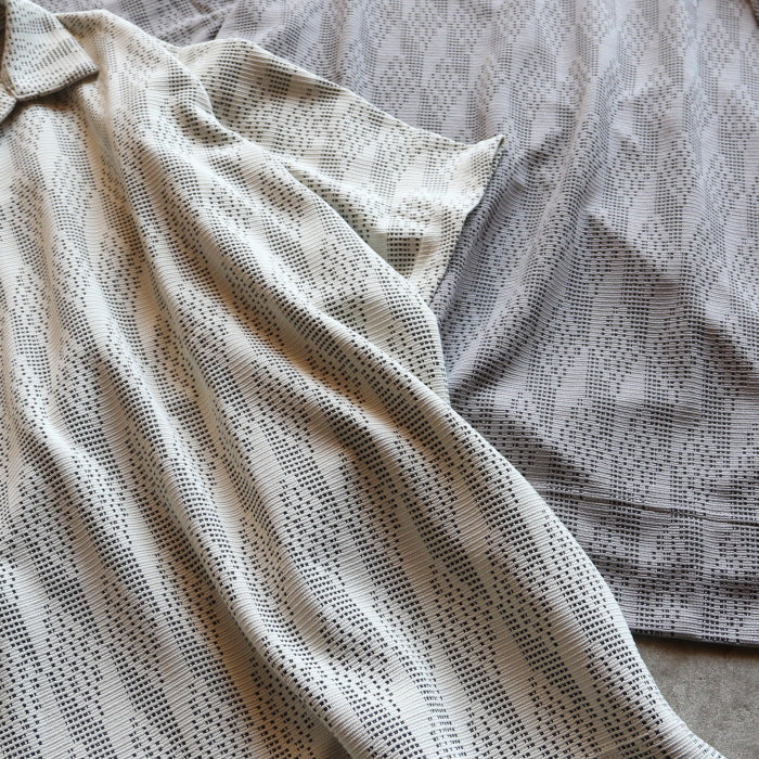 CHARGER トップス ユニセックス チャージャー オリジナル 総柄 スキッパー ポロ Skipper Polo アイボリー/グレー Ivory/Gray 2色展開 2026春夏新作