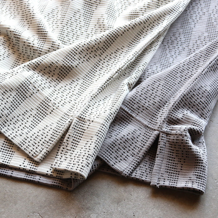 CHARGER トップス ユニセックス チャージャー オリジナル 総柄 スキッパー ポロ Skipper Polo アイボリー/グレー Ivory/Gray 2色展開 2026春夏新作