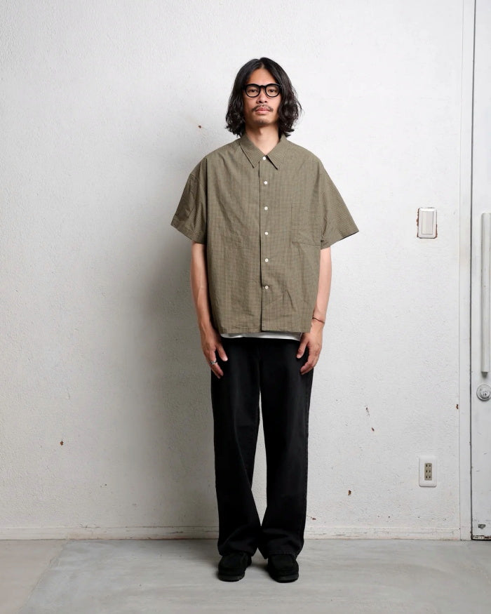 EDIT CLOTHING GINGHAM CHECK SHORT SLEEVE SHIRTS