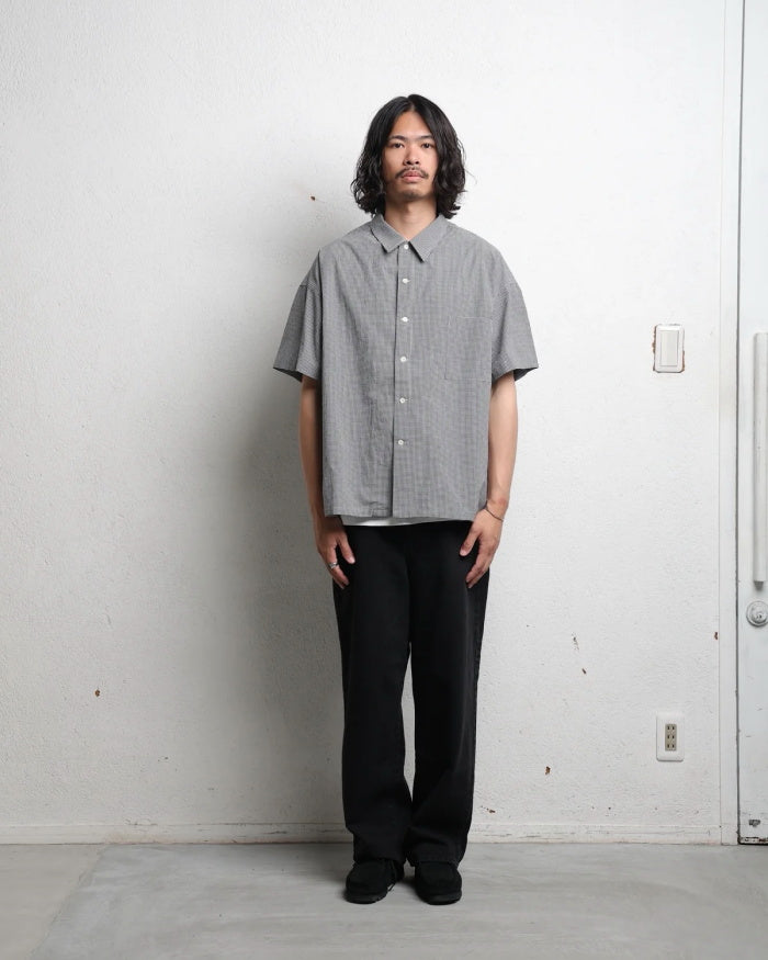 EDIT CLOTHING GINGHAM CHECK SHORT SLEEVE SHIRTS