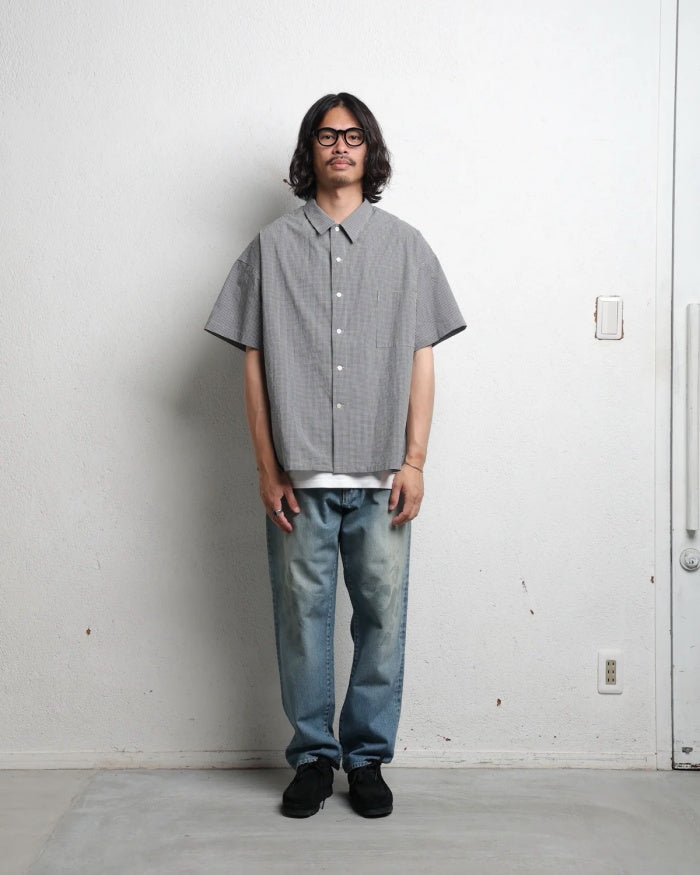 EDIT CLOTHING GINGHAM CHECK SHORT SLEEVE SHIRTS
