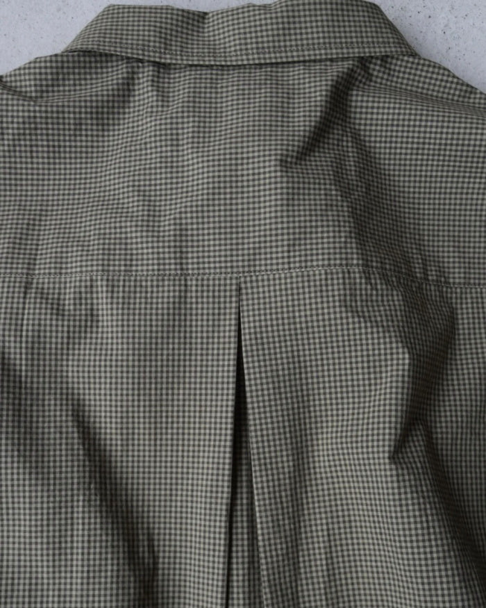 EDIT CLOTHING GINGHAM CHECK SHORT SLEEVE SHIRTS