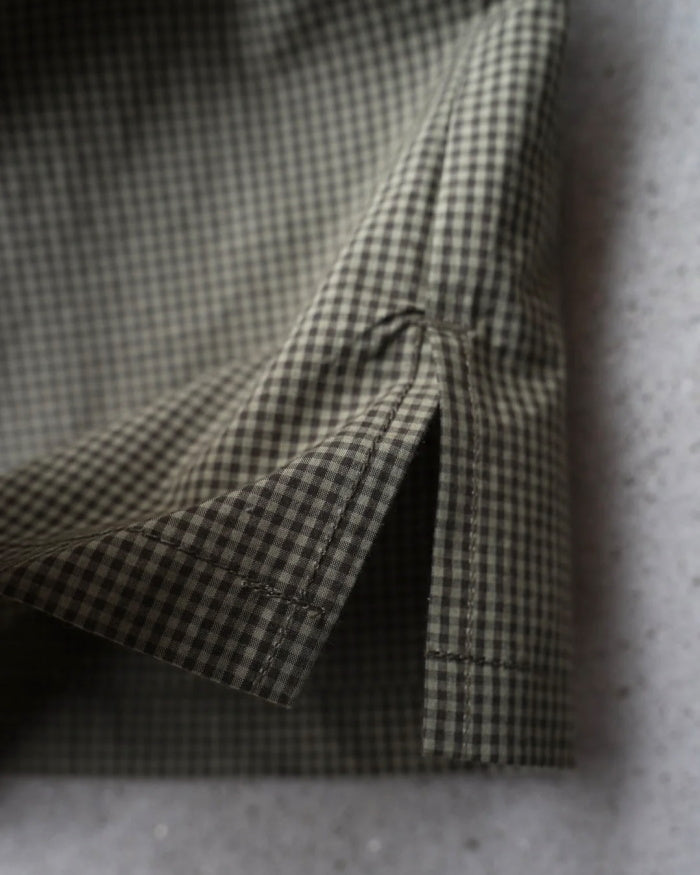 EDIT CLOTHING GINGHAM CHECK SHORT SLEEVE SHIRTS