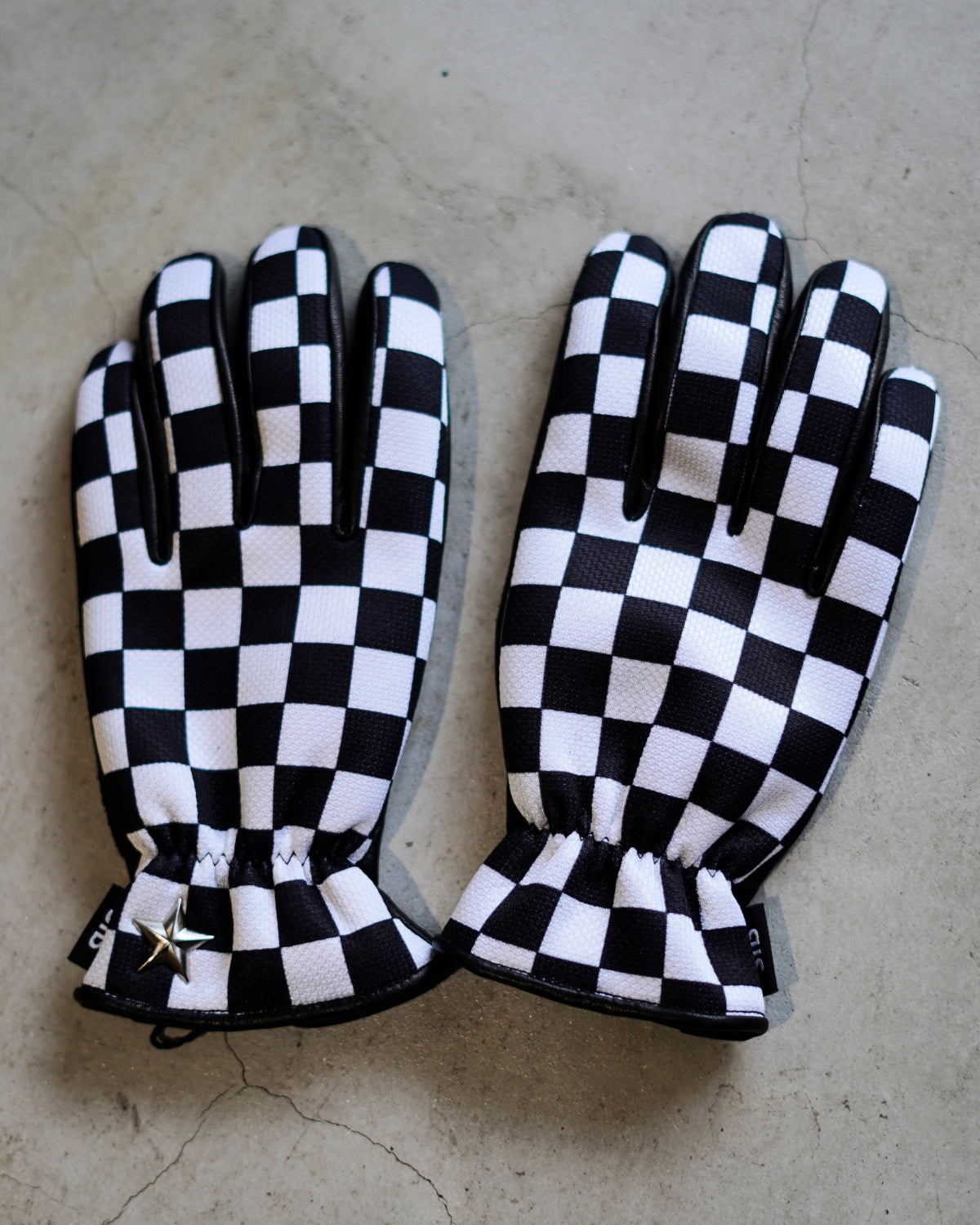 Schoot × STB チェッカーレザーグローブ