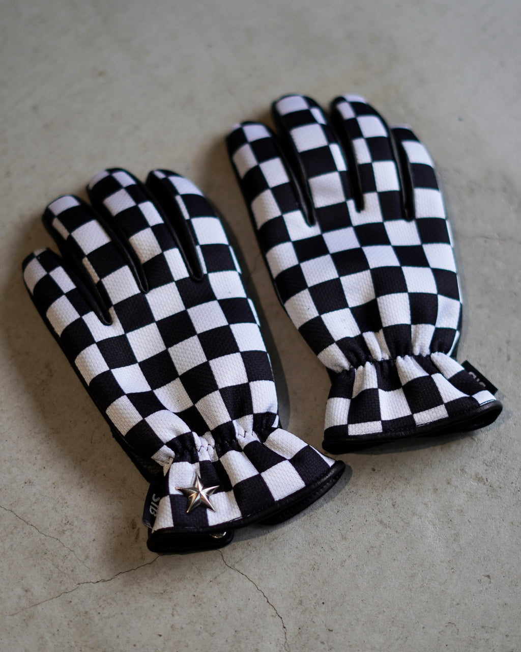 Schoot × STB チェッカーレザーグローブ