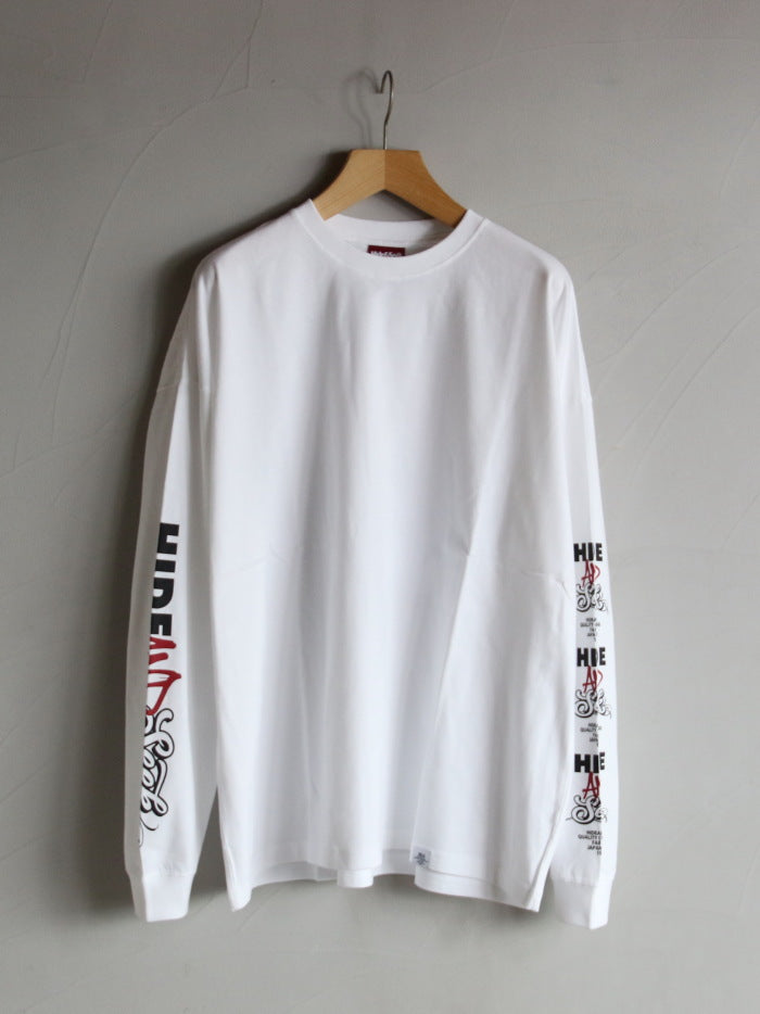 HIDEANDSEEK / AND ロゴ 長袖 Tシャツ(26AW) / HT-080626