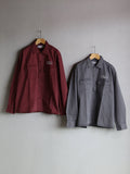 HIDEANDSEEK / Work L/S Shirt ロゴ 長袖 シャツ(26AW) / HS-080426