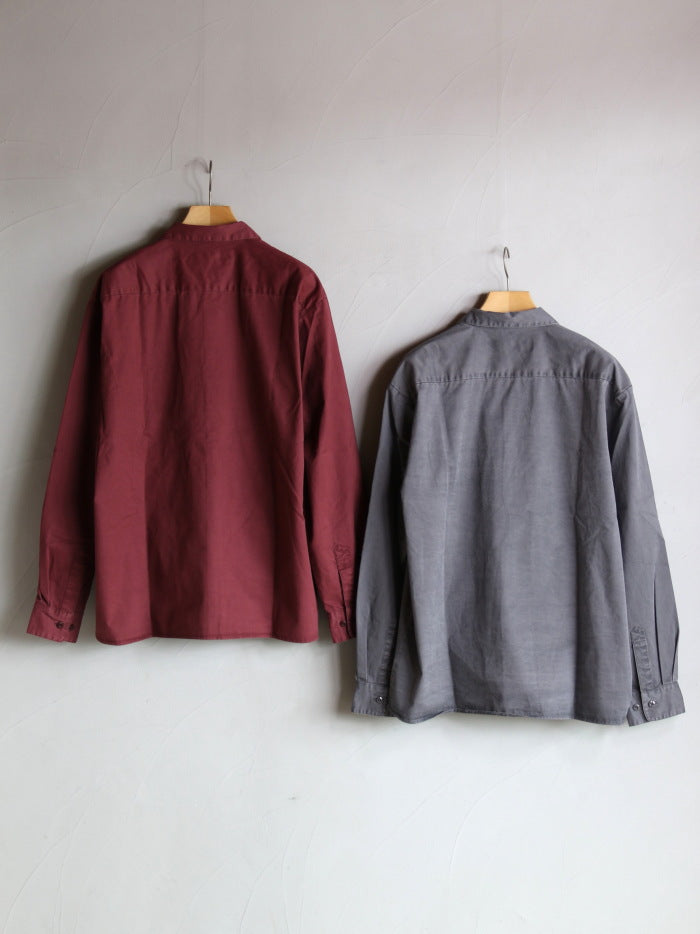 HIDEANDSEEK / Work L/S Shirt ロゴ 長袖 シャツ(26AW) / HS-080426