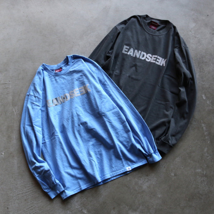 HIDEANDSEEK / Eロゴ 長袖 Tシャツ(26AW) / HT-080726