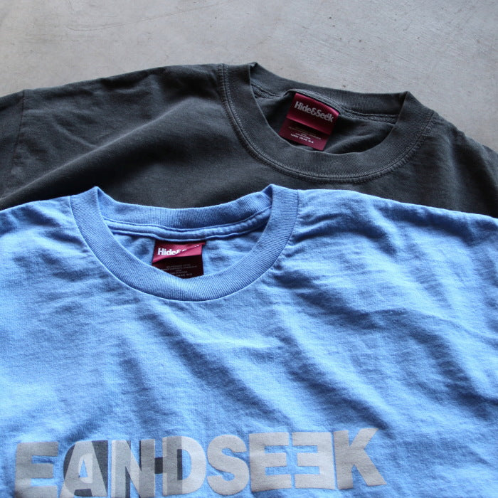 HIDEANDSEEK / Eロゴ 長袖 Tシャツ(26AW) / HT-080726