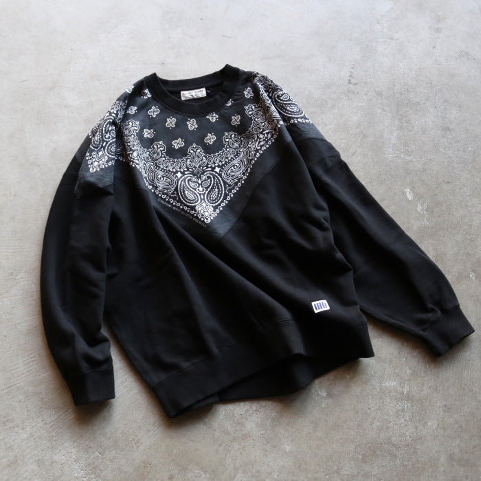 ILL ONE EIGHTY / ヴィンテージ バンダナ スウェ ット(LOOSE FIT) / ill25216
