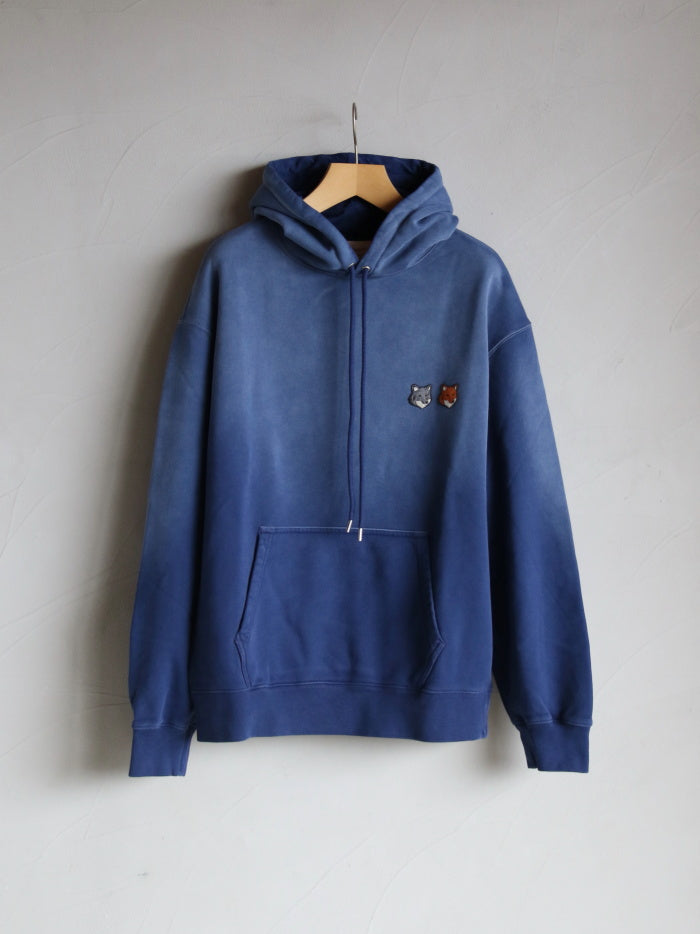 MAISON KITSUNE / ダブル フォックスヘッド フェード コンフォート フーディー /
