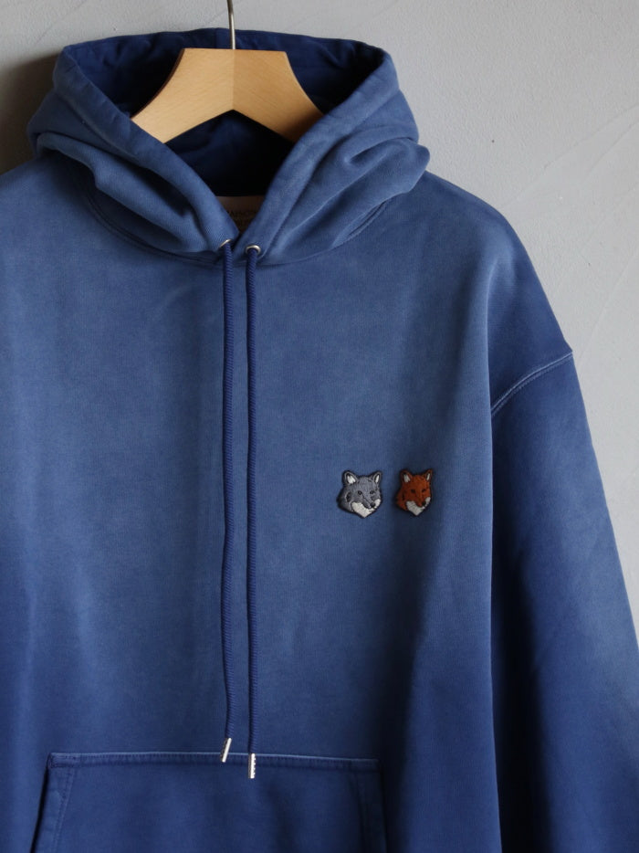 MAISON KITSUNE / ダブル フォックスヘッド フェード コンフォート フーディー /