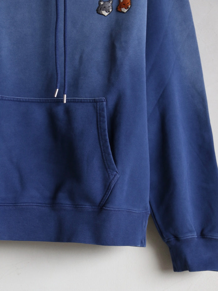 MAISON KITSUNE / ダブル フォックスヘッド フェード コンフォート フーディー /