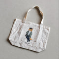 メゾンキツネ バッグ トート MAISON KITSUNE ウィークエンド フォックス トートバッグ WEEKEND FOX TOTE エクリュ 2026秋冬新作【mrubt04ww9042】