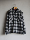Hide and Seek / Wool Ombre Check L/S Shirt (26AW) / HS-100626
