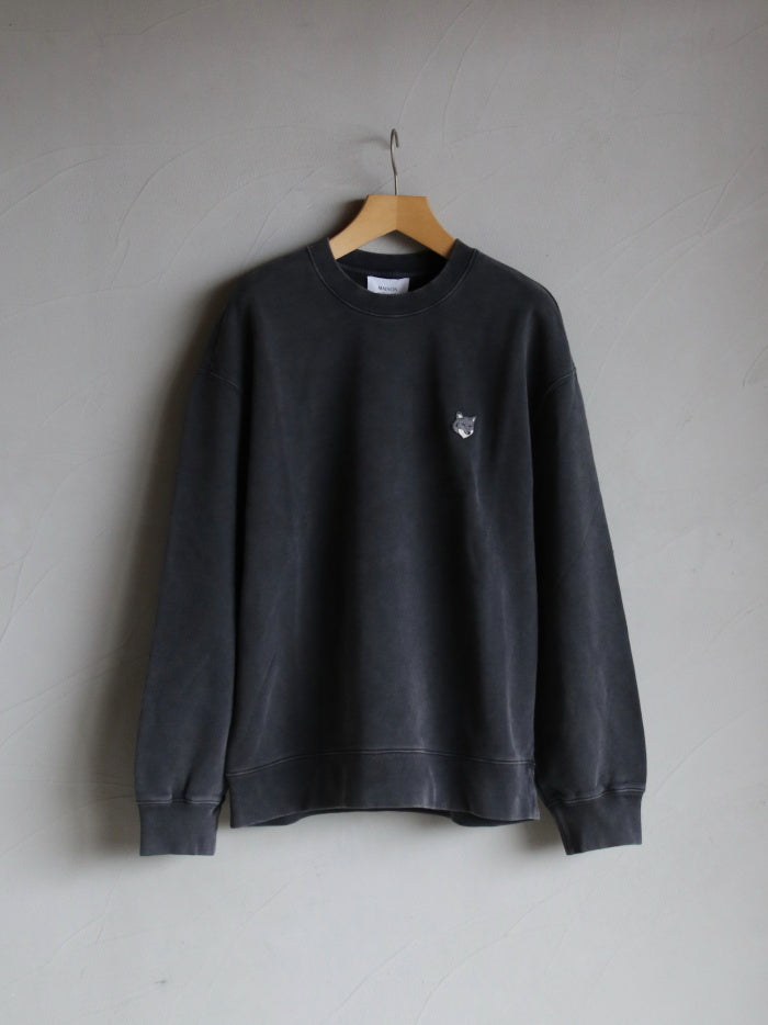 Maison Kitsune / フォックスヘッド フェード コンフォート スウェットシャツ / pm00304kmbit4