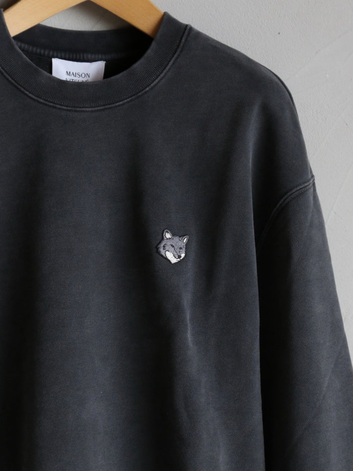 Maison Kitsune / フォックスヘッド フェード コンフォート スウェットシャツ / pm00304kmbit4