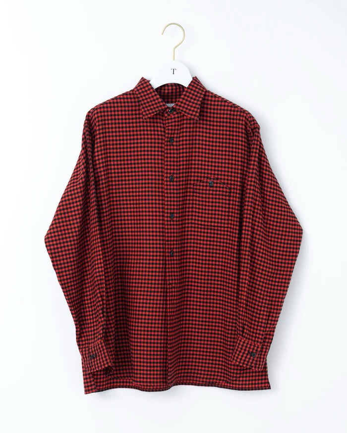 TICCA / テンセルコットン ネルシャツ UNI / tbfa121